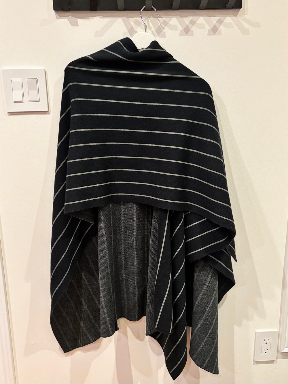 OAK + FORT Black & Gray Knit Cardigan